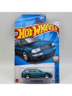 Hot Wheels 94 Audi Avant RS2 2024 Factory Fresh Metalflake Teal 9/10 133/250